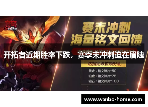 开拓者近期胜率下跌，赛季末冲刺迫在眉睫
